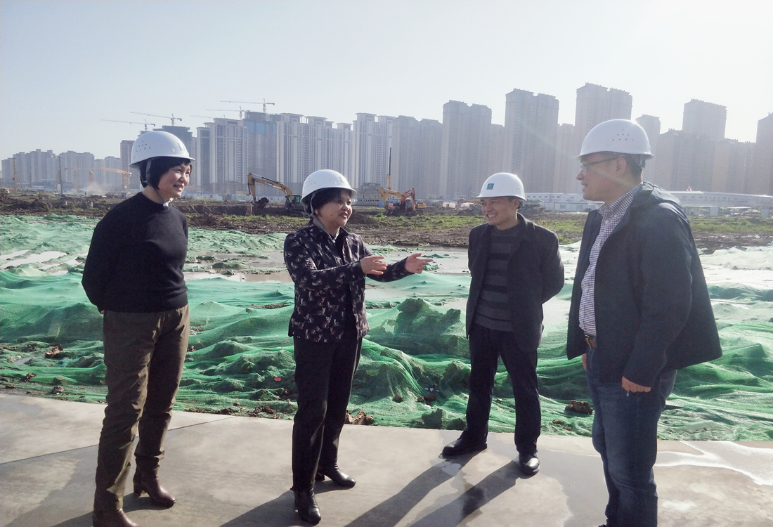 市政协副主席、市科学技术局局长罗琼玖一行调研襄阳市儿童医院建设项目.jpg